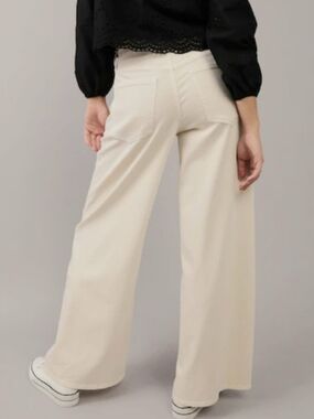 American Eagle Super High Waisted Baggy Ultra Wide Leg Pants Size 12